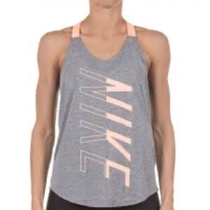 Nike Breathe Elastika Dry-Fit Strappy Training Tank Top